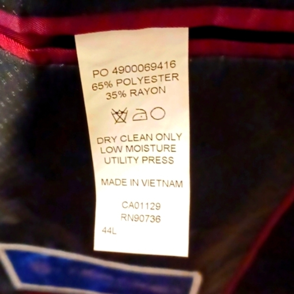 SEAN JOHN Black Tuxedo Blazer / Dinner Jacket, 44 Long - Picture 6 of 6